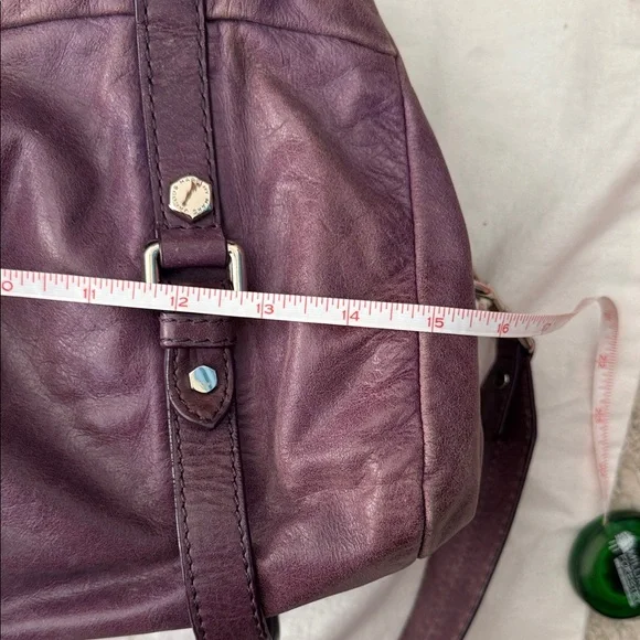 Marc By Marc Jacobs Deep Plum Leather Shoulder Bag - Picture 10 of 12